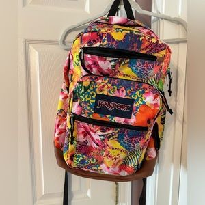 Vibrant Flower Jansport Backpack